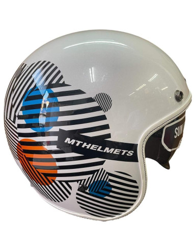 MT HELMETS Casco Exposición OUTLET LEMANS Blanco Talla M