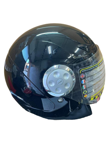 MT HELMETS Casco Exposición OUTLET URBAN KID Negro Talla YL