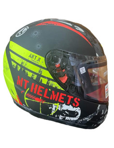 MT HELMETS Casco Exposición OUTLET ATOM Titanio Talla XS 2