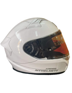 MT HELMETS Casco Exposición OUTLET KRE Blanco Brillo Talla XS 2