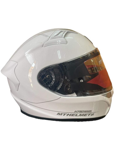MT HELMETS Casco Exposición OUTLET KRE Blanco Brillo Talla XS