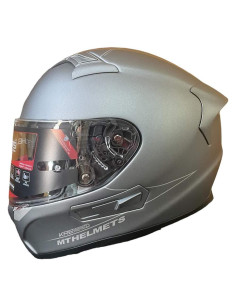 MT HELMETS Casco Exposición OUTLET KRE Gris Mate Talla XXL