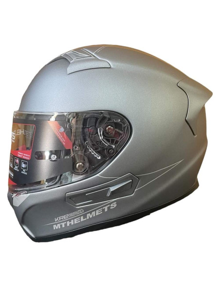 MT HELMETS Casco Exposición OUTLET KRE Gris Mate Talla XXL