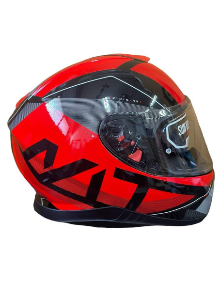 MT HELMETS Casco Exposición OUTLET THUNDER 2 XERTE Rojo Talla L
