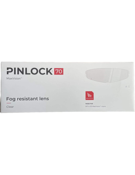 PINLOCK para Casco MT Helmets Atom 2 MT-V-35 MAX Vision 70 Antivhao