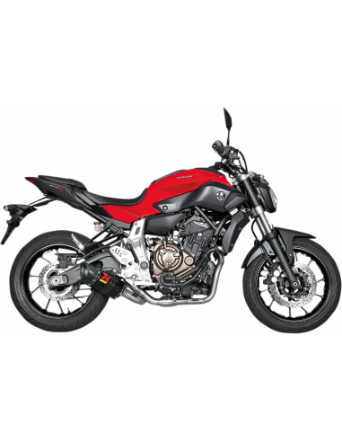 Sistema de escape Racing Line AKRAPOVIC EXHAUST RAC SS/CF MT-07 18102226 / S-Y7R2-AFC