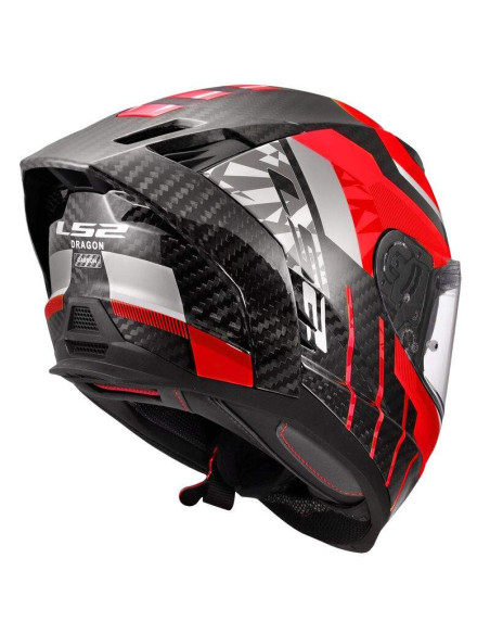 LS2 HELMETS Casco Integral FF807 DRAGON TRAX RED ECE 22.06 HOMOLOGACIÓN