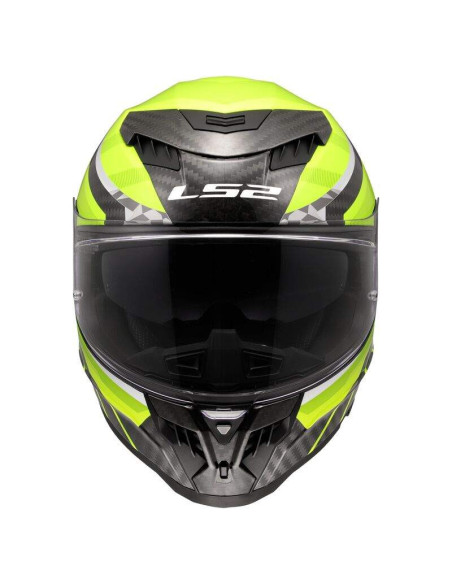 LS2 HELMETS Casco Integral FF807 DRAGON TRAX H-VIS YELLOW ECE 22.06 HOMOLOGACIÓN