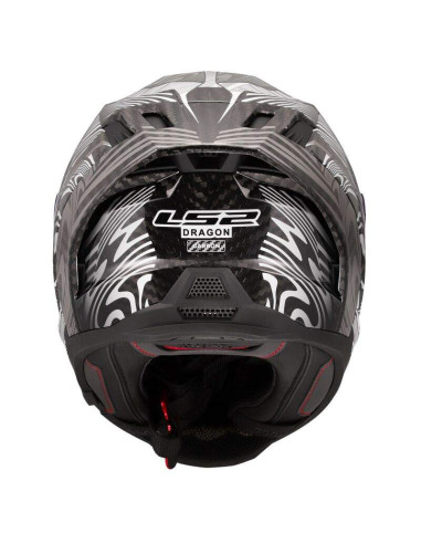 LS2 HELMETS Casco Integral FF807 DRAGON ENTHUM SILVER ECE 22.06 HOMOLOGACIÓN