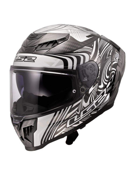 LS2 HELMETS Casco Integral FF807 DRAGON ENTHUM SILVER ECE 22.06 HOMOLOGACIÓN
