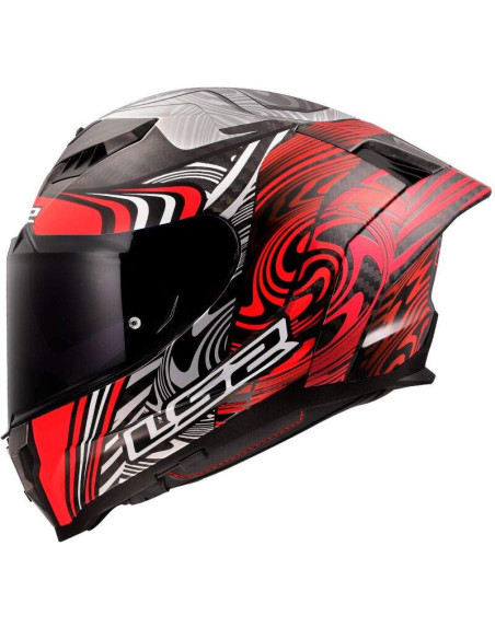 LS2 HELMETS Casco Integral FF807 DRAGON ENTHUM RED ECE 22.06 HOMOLOGACIÓN