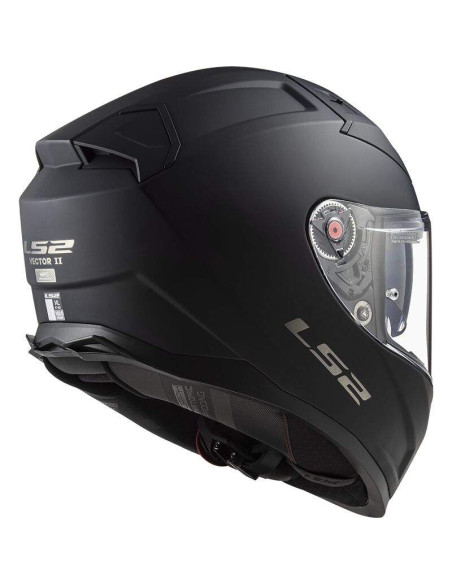 LS2 HELMETS Casco Integral FF811 VECTOR II SOLID MATT BLACK-06 ECE 22.06 HOMOLOGACIÓN