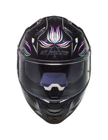 LS2 HELMETS Casco Integral FF811 VECTOR II TROPICAL BLACK WHITE CE 22.06 HOMOLOGACIÓN