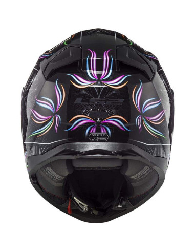 LS2 HELMETS Casco Integral FF811 VECTOR II TROPICAL BLACK WHITE CE 22.06 HOMOLOGACIÓN