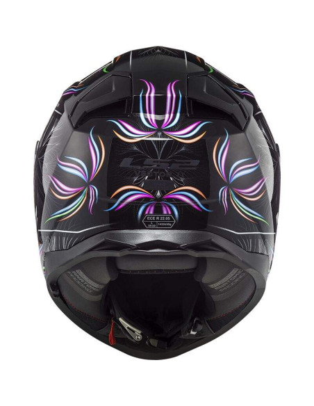 LS2 HELMETS Casco Integral FF811 VECTOR II TROPICAL BLACK WHITE CE 22.06 HOMOLOGACIÓN