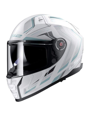 LS2 HELMETS Casco Integral FF811 VECTOR II ALIZER M. WHITE SILVER CE 22.06 HOMOLOGACIÓN