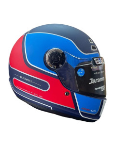 MT HELMETS Casco Exposición OUTLET JARAMA BAUX Azul y Rojo Talla XL 2