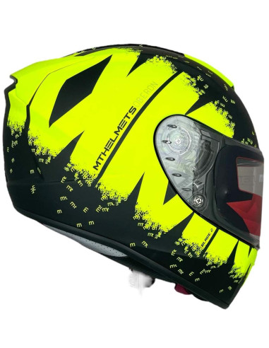 LS2 HELMETS Casco OUTLET Exposición BLADE 2 Negro Mate y Amarillo Talla L