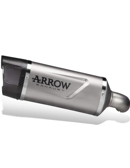 Escape ARROW Indy Race homologado en titanio para KAWASAKI Z 500 2024 | NINJA 500 2024