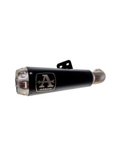 Escape ARROW PRO-Race homologado en nicromo negro para KAWASAKI Z 500 2024 | NINJA 500 2024