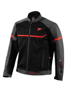 MT HELMETS Chaqueta SD-JR30.1 MOJAVE Verano RACING HOMBRE Negra y Roja 2
