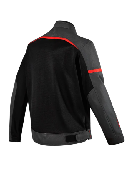 MT HELMETS Chaqueta SD-JR30.1 MOJAVE Verano RACING HOMBRE Negra y Roja