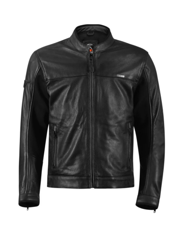 MT HELMETS Chaqueta SD-JL4 LEGEND CLASSIC Piel VERANO Hombre Negro