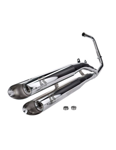 ESCAPE TURBO KIT KYMCO VENOX 250CC CUSTOM 2 SILENCIOSOS