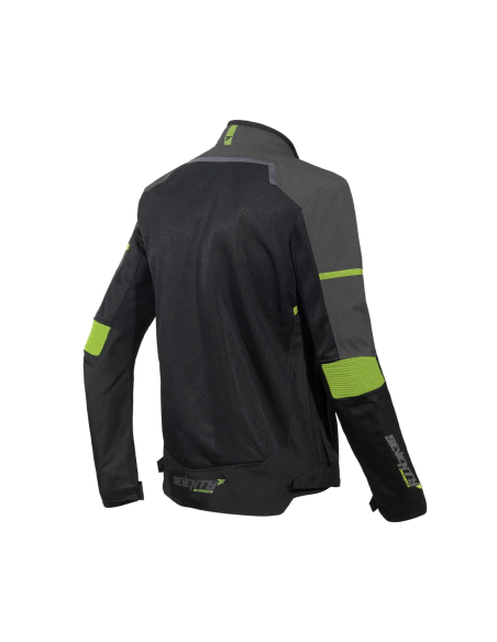 CHAQUETA THUNDER HOMBRE NEGRO/GRIS/AMARILLO FLUOR