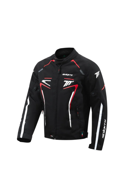CHAQUETA PISTON NEGRO/ROJO HOMBRE