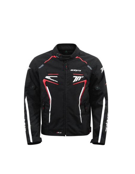 CHAQUETA PISTON NEGRO/ROJO HOMBRE