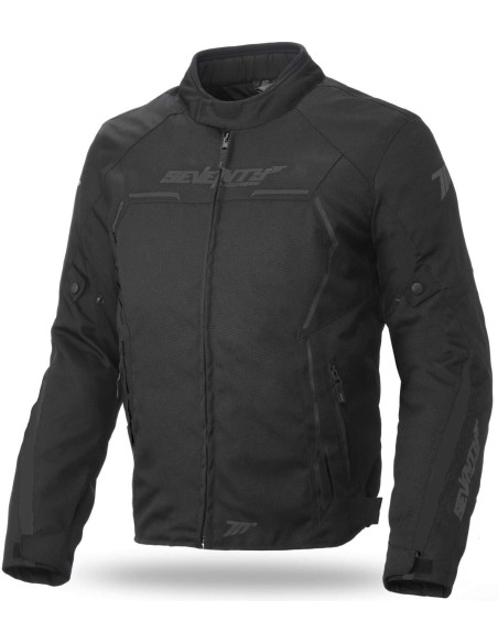 CHAQUETA SEVENTY DEGREES SD-JR65 TOURING NEGRA OUTLET