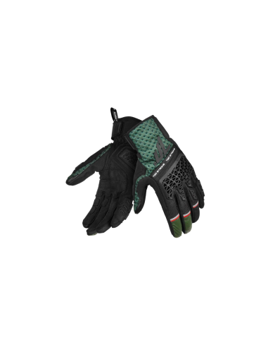 GUANTE SD-N60 TWO STROKE VERANO UNISEX NEGRO/VERDE/ROJO