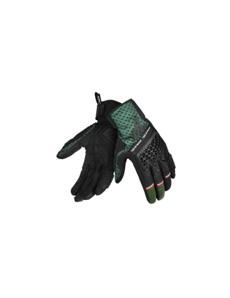 GUANTE SD-N60 TWO STROKE VERANO UNISEX NEGRO/VERDE/ROJO