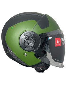 MT HELMETS Casco OUTLET Exposición VIALE SV VERDE Con pequeño Defecto de Pintura TALLA L