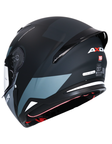 AXOR Helmet Casco Integral Hunter Turbo Negro Mate y Gris Totalmente HOMOLOGADO