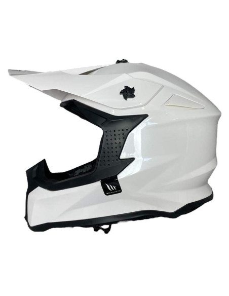 MT HELMETS Casco Exposición OUTLET FALCON Blanco Talla M