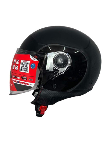 MT HELMETS Casco Exposición OUTLET JET STREET Negro Brillo Talla S