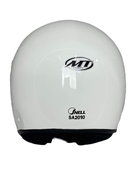 MT HELMETS Casco KARTING Exposición OUTLET Blanco Talla S