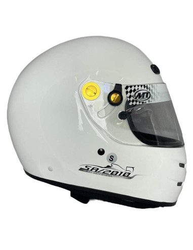 MT HELMETS Casco KARTING Exposición OUTLET Blanco Talla S