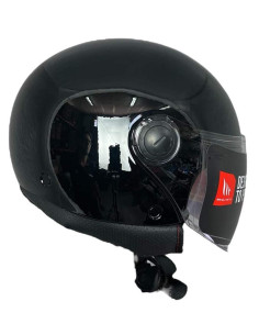 MT HELMETS Casco JET Exposición OUTLET STREET Negro Brillo Talla XS 2