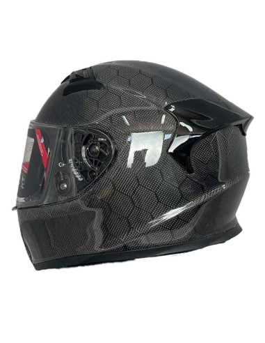 MT HELMETS Casco Integral OUTLET KRE E Carbono Negro Talla M