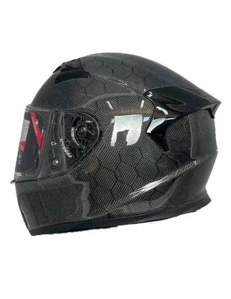 MT HELMETS Casco Integral OUTLET KRE E Carbono Negro Talla M