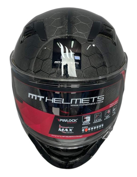MT HELMETS Casco Integral OUTLET KRE E Carbono Negro Talla M