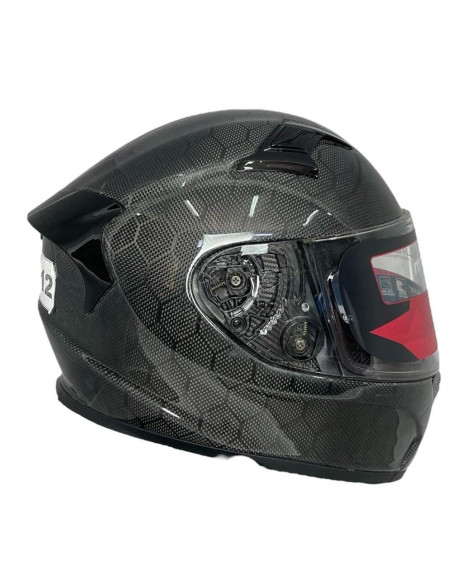 MT HELMETS Casco Integral OUTLET KRE E Carbono Negro Talla M