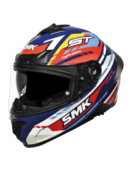 SMK HELMETS Casco Integral Modelo TYPHOON SPORTS TOURER Decorado Brillo (GL534)