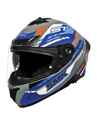 SMK HELMETS Casco Integral Modelo TYPHOON SPORTS TOURER Decorado Mate (MA651)