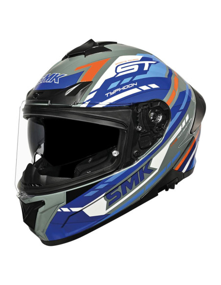 SMK HELMETS Casco Integral Modelo TYPHOON SPORTS TOURER Decorado Mate (MA651)