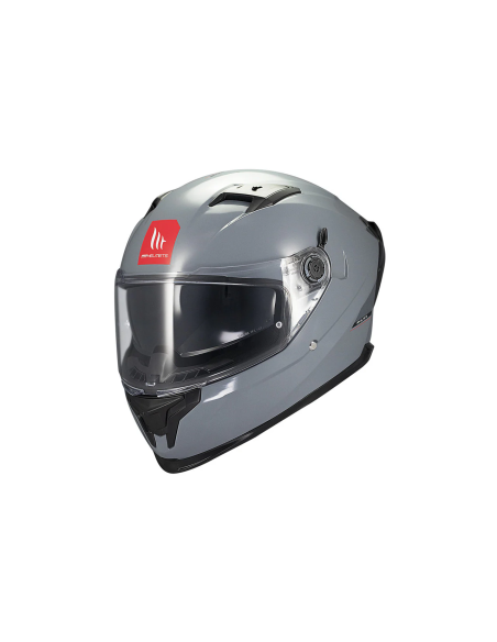 MT HELMETS Casco Integral BRAKER SV SOLID A12 Gris Brillo