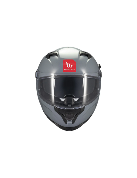 MT HELMETS Casco Integral BRAKER SV SOLID A12 Gris Brillo